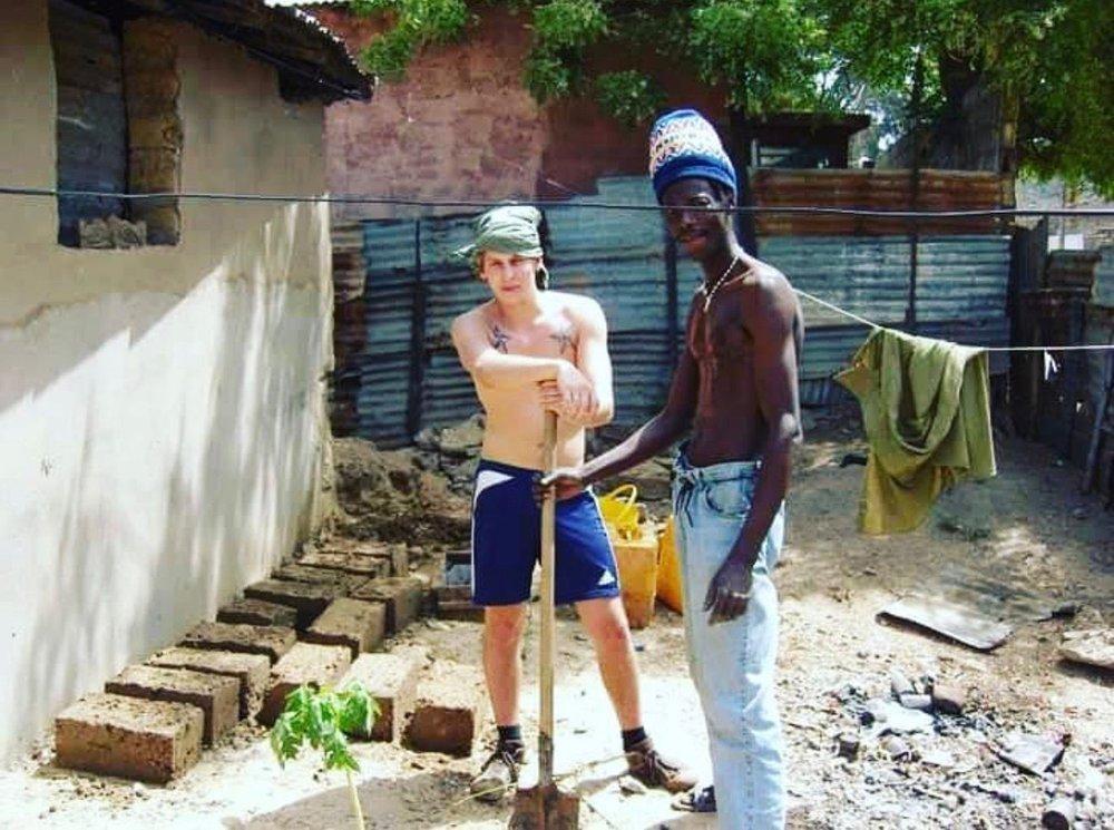 Nick volunteering in The Gambia